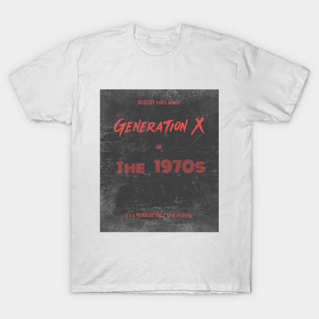 GenX Members Only T-Shirt by 1965-GenX-1980